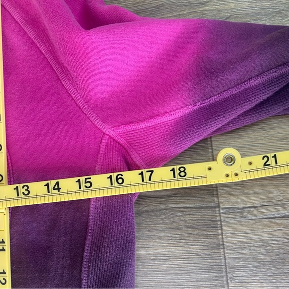 LuLulemon Special Edition Ombre Scuba Hoodie Womens 4 Pink Purple - Picture 9 of 10